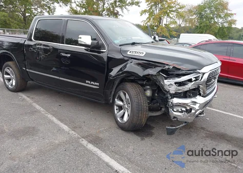 2019 Ram 1500 Limited 4X4 5'7 Box z USA, uszkodzony, nr VIN 1C6SRFHT6KN826574